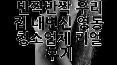 ✨ 반짝반짝 우리 집 대변신! 영동 청소업체 리얼 후기 🏡